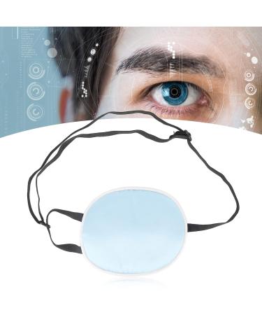 Buy Adjustable Amblyopia Eye Flap - Silk Cotton Elastic Eye Pad for Adults (Blue) | Comfortable Eye Valve for Left or Right Eye - Buy Online on GoSupps.com