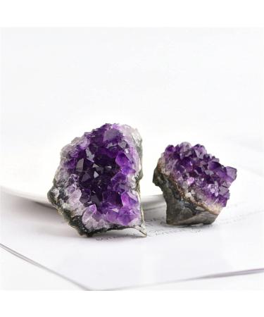 1/5/10PC 1PC/30-40g Raw Purple Natural Brazilian Amethyst Crystal Cluster Quartz Druzy Geode Rock Stones Specimen Ornament Home Decor ZJGIDTEM (Color : 10pcs) - Buy Online on GoSupps.com
