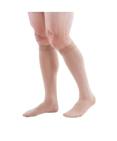 duomed Advantage 20-30 mmHg Calf Standard Closed Toe Beige x-Large X-Large Beige-new