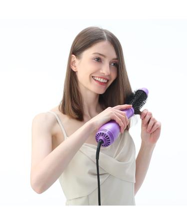 Aima Beauty Salon Hot Air Brush 4-in-1 Hair Styling Tool | Purple - Buy Online on GoSupps.com