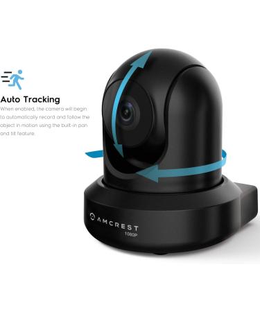 Amcrest ProHD 1080P WiFi Indoor Pan/Tilt Security Camera IP2M-841B (Black) - Buy Online on GoSupps.com