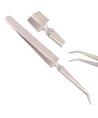 Acrylic UV Gel Tips Sculpture Tweezer Nail Pinching Shaping Tweezers for Acrylic Nails Stainless Steel Clamp Fixed Pinch By OdontoMed2011