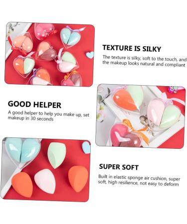 DOITOOL 3 Boxes Heart-shaped Makeup Sponge Complexion Sponge Makeup Foundation Girls Paint Makeup Puff Powder Sponge Eye Cosmetic Travel Hydrophilic Polyurethane Wedges - Buy Online on GoSupps.com