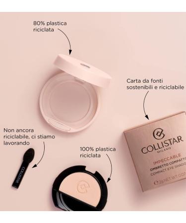 Collistar Flawless Compact Eyeshadow Refill - Instant & Long-Lasting Color Gradient - Brightening & Moisturizing - 2g - Buy Online on GoSupps.com