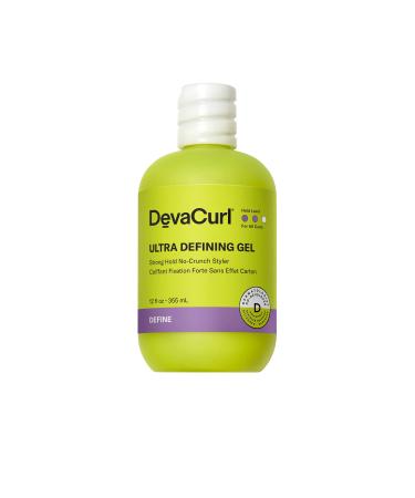 DevaCurl Ultra Defining Gel Strong Hold No-Crunch Styler Bright Breeze 12 Fl Oz (Pack of 1)