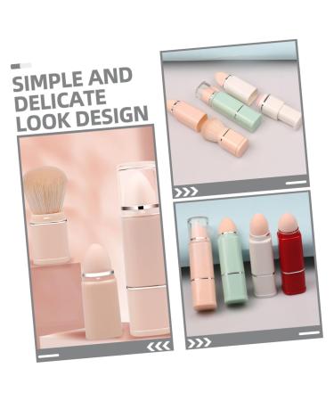 2 in 1 Retractable Makeup Brush - Portable Loose Powder & Blush Brush for Women | Perfect for Face Makeup - Buy Online on GoSupps.com