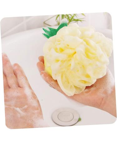 NOLITOY 4pcs Large Bath Ball Pouf Sponge - Cute Mesh Shower Flower for Spa & Relaxation - Buy Online on GoSupps.com