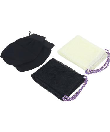 Mesh Bath Sponge Easy Gentle African Bath Sponge 2 Hand Straps Dirt Removal for Hotel Bathroom (DOACTyk5rgesa1o-12) - Buy Online on GoSupps.com