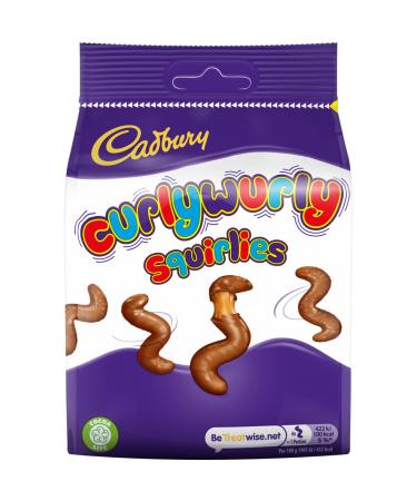Cadbury Curly Wurly Squirlies Sweets Bag 100g