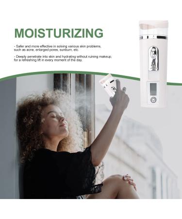 Baluue 2pcs Hydrating Instrument Fog Humidifier Portable Humidifer Mini Face Sprayer Face Steamer Abs White - Buy Online on GoSupps.com