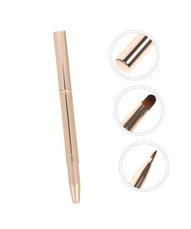 Buy Minkissy 3pcs Double Ended Lipstick & Foundation Brushes | Cosmetic Makeup Tools & Honeycomb Lip Gloss Tube - Portable Beauty Applicators - Buy Online on GoSupps.com