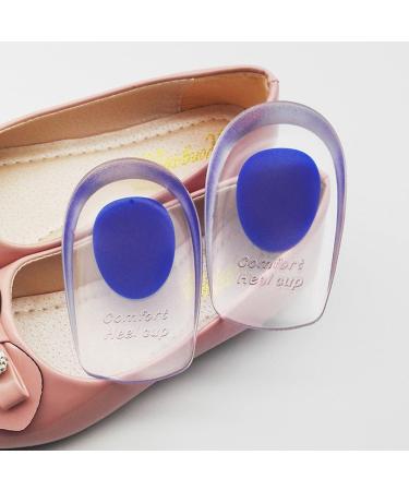 Buy Gel Heel Cups for Plantar Fasciitis - Silicone Insole Pads for Pain Relief & Support (US Size 7-12) - Best Inserts for Sore Feet - Buy Online on GoSupps.com