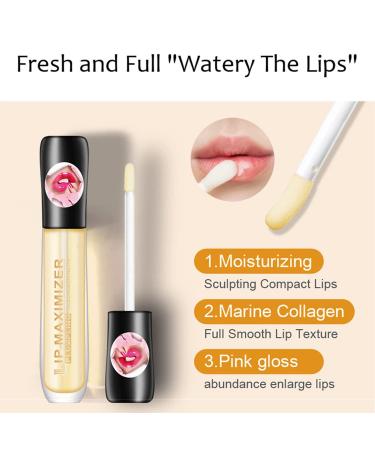 Kayswang Vitamin E Lip Plumping Serum | Instant Lip Filler & Moisturizer | 2PC Hyaluronic Lip Plumper for Glossy Youthful Lips - Buy Online on GoSupps.com
