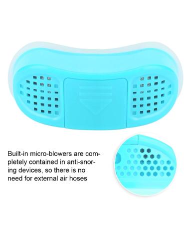 Professional Electric Anti Snoring Device for Deep Sleep - Natural Breathing Solution (Blue) - Buy Online on GoSupps.com