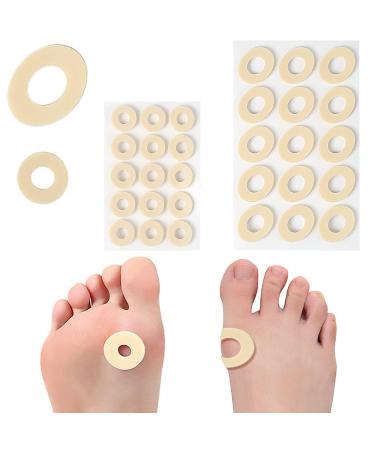 Catelves 30 pieces of chicken corn bladder paving chicken eye rings chicken eyes rings plaster heel cushion Print protection for blisters cornea corn remover foot pain relief