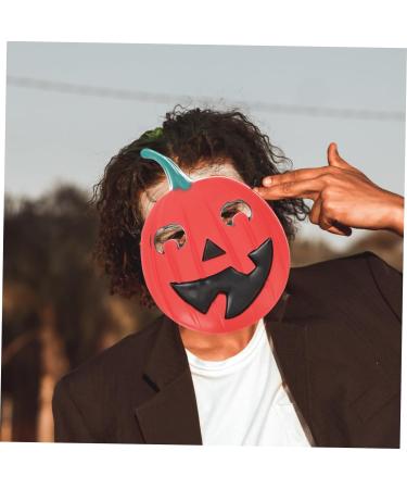 Holibanna 4 pcs Smile Props Halloween Costumes Red Fashion Horror Costume Favors Festival Covers Cosplay Plastic Scary Head Funny Decor Creepy Party Decoration Decorative Pumpkin 25x19cm Red - Buy Online on GoSupps.com