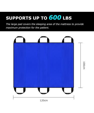 Lotchen Patient Transfer Board - 100x120cm Heavy-Duty Transfer Aid with Handles for Overweight & Elderly Patients - International Shipping Available - Buy Online on GoSupps.com