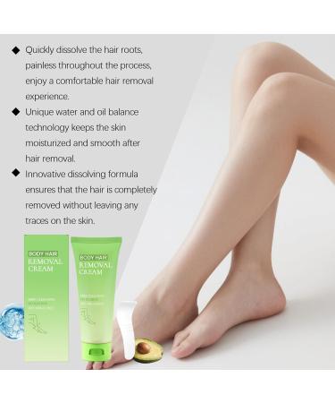 Hair Removal Cream for Women | Fast and Gentle Hair Removal Cream for Sensitive Skin 100g Hair Removal Cream with Spatula for Women Personal Use Men Body Face Pubic Area Back Legs Shaving Underwear - Buy Online on GoSupps.com