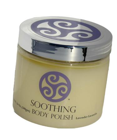 Trillium Body Polish - Natural Lavender Lavandin Salt Scrub - 24oz | Exfoliating Body Scrub for Glowing Skin - International Shipping Available - Buy Online on GoSupps.com