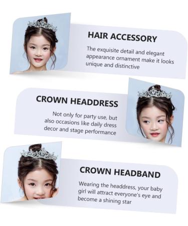 TOVINANNA 1pc Crown Hair Makeup Headbands Baroque Tiara for Women Diamond Hair Accessories Resealable Bags Princess Retro Princess Tiaras Bridal Clothing Zinc Alloy Little Girl Child - Buy Online on GoSupps.com