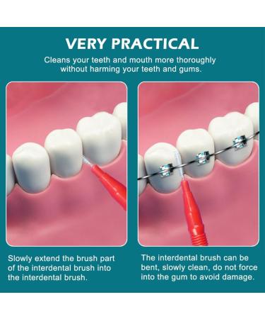 50 Pieces Interdental Brushes & Silicone Toothbrushes - Oral Hygiene Tools with Covers - Disposable Non-Slip Dental Floss & Toothpicks for Effective Cleaning - Buy Online on GoSupps.com