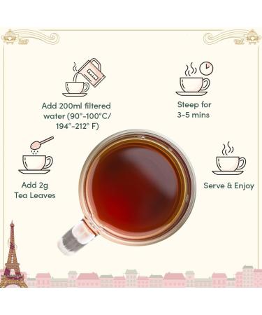 VAHDAM Weekend in Paris Gift Set | Travel Tea Set - Gluten Free Herbal Black Tea | Christmas Gifts for Women Men & Adults - Buy Online on GoSupps.com