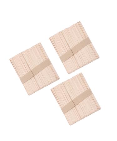 SOESFOUFU 150 Pieces Wax Spatula Spatula Wooden Spatula For Waxing Protocol
