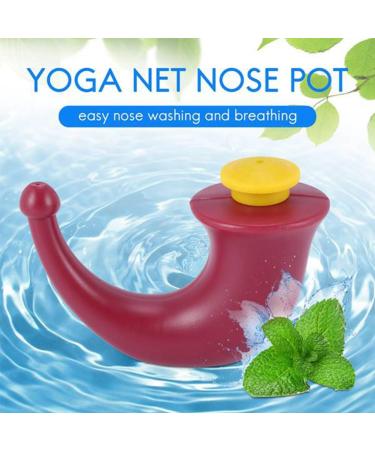 Aboiledy 2 Pieces Neti Pot Wash Nose Sinus Irrigation System 200ml Yoga Neti Pot Nasal Rinse Nose Cleanser - Buy Online on GoSupps.com