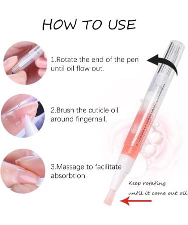 DAGEDA Cuticle Oil Pen 5pcs Nail Polish Repair Gel Pen Nourish Manicure Nutrition Oil 5 Flavors Moisturizing Nail Softener and Strengthener for Damaged Nails Cuticle Revitalizing 5ML/pen (Set A) 5 Scents Set A - Buy Online on GoSupps.com
