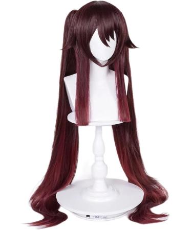 Uniquebe Game Anime Cospaly Wig with Elf Ears & Hair Net for Halloween Costume Hutao - Buy Online on GoSupps.com