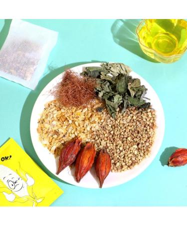 Zercumm Corn Silk Tea Maize Germ Health-Enhancing Herbal Tea Herbal Tea Bagged Tea 4G * 10/Box - Buy Online on GoSupps.com