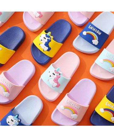 Lanivic Unicorn Flip Flops for Kids | Non-Slip Summer Beach Slippers & Soft Bathing Shoes | Perfect for Boys & Girls - Buy Online on GoSupps.com