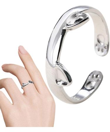 Shop Rosixehird Cat Rings & Open Design Earrings | Fashion Jewelry Gifts for Women Couples & Valentine's Day - Buy Online on GoSupps.com