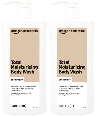 Amazon Essentials Total Moisturizing Body Wash 33.8 fl oz (Pack of 2)