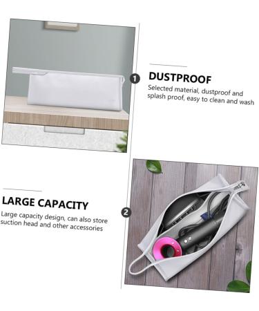 FOMIYES 2pcs hair dryer storage bag hair dryer curler travel hairdryer blow dryer case Hair Curler storage 35x14cmx2pcs Silverx2pcs - Buy Online on GoSupps.com