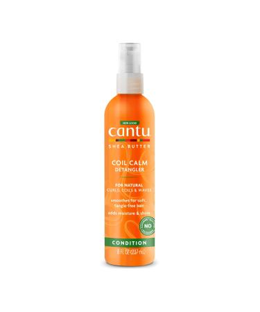 Cantu Natural Hair Detangler Coil Calm Spray 8 Ounce (235ml) (6 Pack)