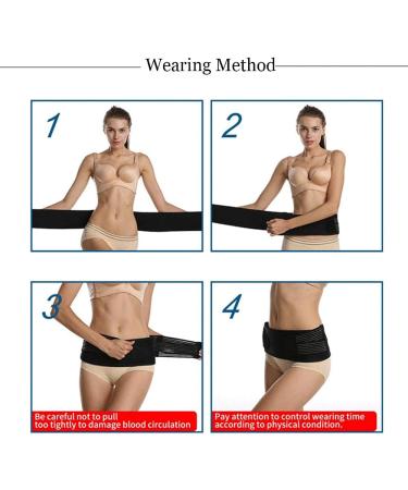 YANHAO Premium Belt for Back Pain & Sciatica Relief - Black - Buy Online on GoSupps.com