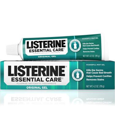 LISTERINE Essential Care Toothpaste Gel 4.20 oz (Pack of 12) - Oral Care Bundle - Buy Online on GoSupps.com
