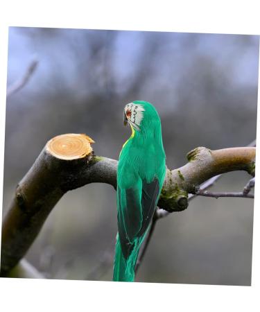 TOYANDONA 5pcs Ornament Bird Artificial Vivid Feathered Green Statue for Supply Figure Home Lifelike 20x5cmx5pcs Greenx5pcs - Buy Online on GoSupps.com
