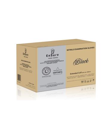 Low Derma Gray Black Nitrile Exam Gloves - Powder Free, Latex Free, Non Sterile - 5 Mil - Large (Pack of 1000) - Buy Online on GoSupps.com