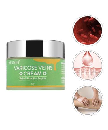 Veins Relief Cream for Fast Angiitis & Phlebitis in Knee & Legs - 3 Boxes | Varicose & Spider Veins Treatment Ointment | 6.5x6.5x5.2cm x 3pcs - Buy Online on GoSupps.com