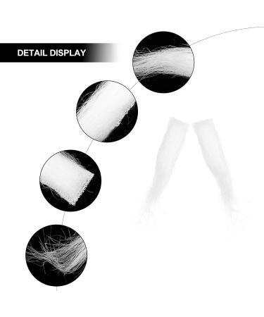 DEARMAMY 2pairs Santa Eyebrows Clothes for Men Prom Accessories for Men Self Adhesive Eyebrows Suite Hair Man - Buy Online on GoSupps.com