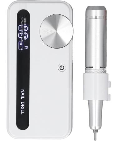 Electric Nail Polisher Easy to Use Electric Nail Grinder Set Portable for Nail Polishing (Pearl White) - Buy Online on GoSupps.com