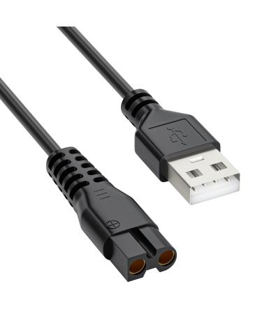 PChero 5V USB Shaver Charging Cable Charger Power Cord Compatible with Meridian Trimmer
