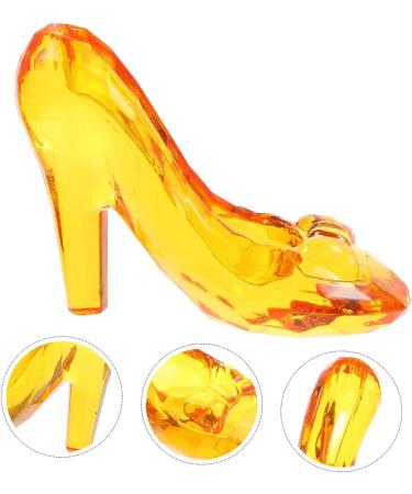 Kids Crystal High Heels - Acrylic Yellow Beads - Gem Toys 11X4CM - Buy Online on GoSupps.com
