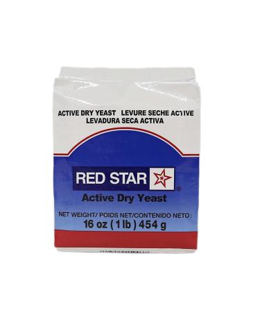 Red Star Active Dry Yeast 16 oz (1 pound) size 16 Ounce (Pack of 1)