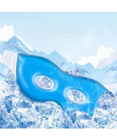 Cold Gel Eye Face Cover Compress for Travel Office and Home - Hollow Cooling Eye Cover - Buy Online on GoSupps.com