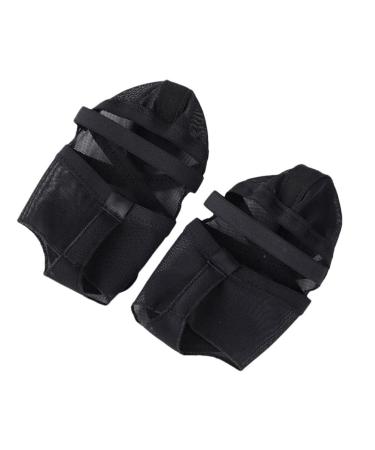 Beaupretty 1 Pair Foot Pads High Heel Strap Toe Cover Pads Forefoot Insoles Pad Toe Topper Socks Elastic Heel Bands Sandal Heel Belt Dance Toe Covers Palm Rest Fitness Microfiber Set of Feet 15.5x8.8cm
