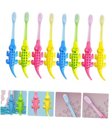 Ultechnovo 8st Cartoon Tier Toothbrushes - Children s Dental Care & Tooth Cleaning Brush | Safe & Fun for Kids - Buy Online on GoSupps.com