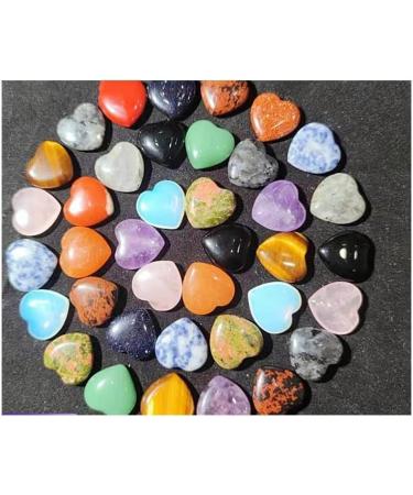 Natural Crystal Carved Multicolor Heart Shaped Love Gemstone Decoration DIY Jewelry Gift Reiki Craft Full of Texture (Color : 1pc Green Fluorite Size : 20 * 20mm) 20*20mm 1pc Green Fluorite - Buy Online on GoSupps.com